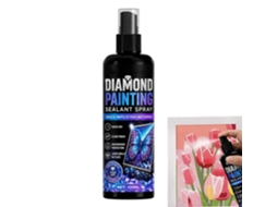 Spray Selante Para Pintura De Gemas 100ml Secagem Rápida Não