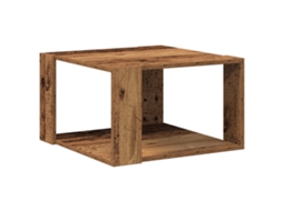 Conjunto 1 Mesa De Centro Vidaxl Castanho Derivados De Madeira (51,5 X 51,5 X 30 Cm)