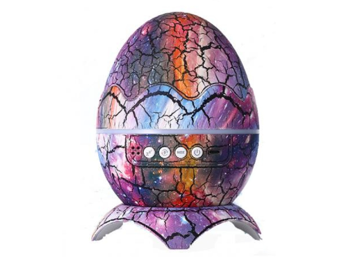 Projetor de Estrelas Ovo de Dinossauro com Controle Remoto e Bluetooth THANOS Blue