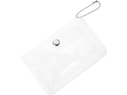 Cartes Pvc Transparent Format Compact Com 6 Anneaux - Pochette Photo Multifonctionnelle - Exceart Étui Porte