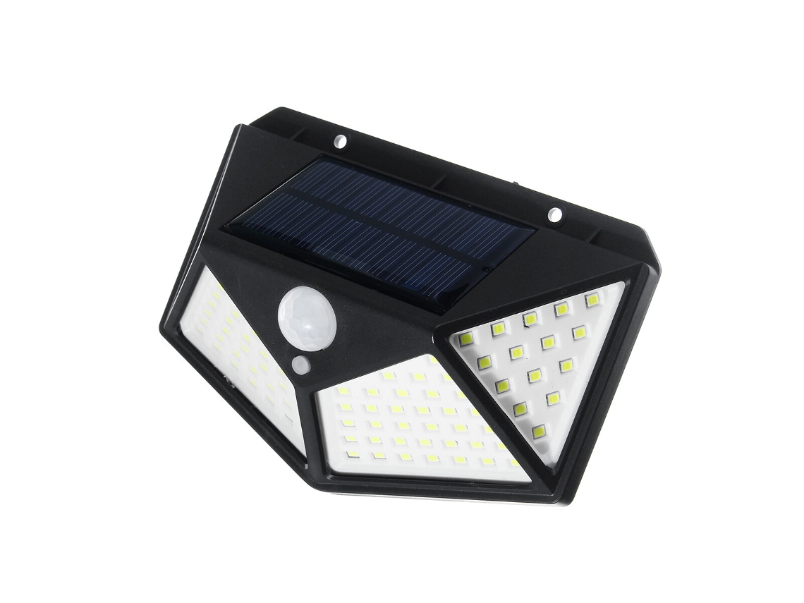 Warm Light-elfeland 100 Led Solar Power À Prova De Água Ip65 Pir Sensor De Movimento Luz Solar Lâmpada De Jardim Para Exteriores