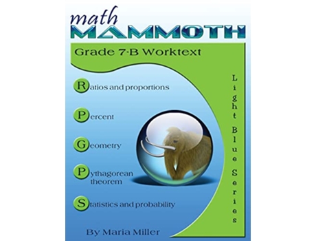 Livro Math Mammoth Grade 7B Worktext de Maria Miller (Inglês)