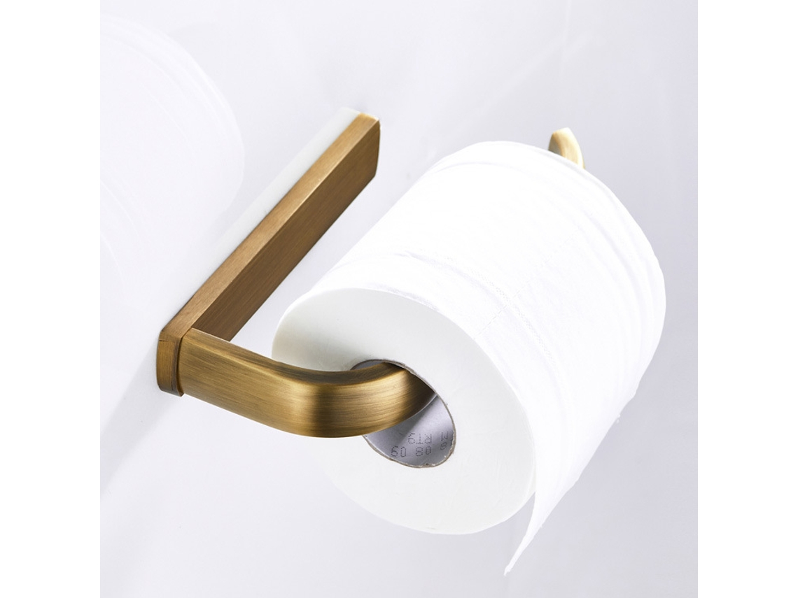 Porta papel Higiênico de Cozinha, Latão Antigo, Bronze Escovado AQUAFORGE
