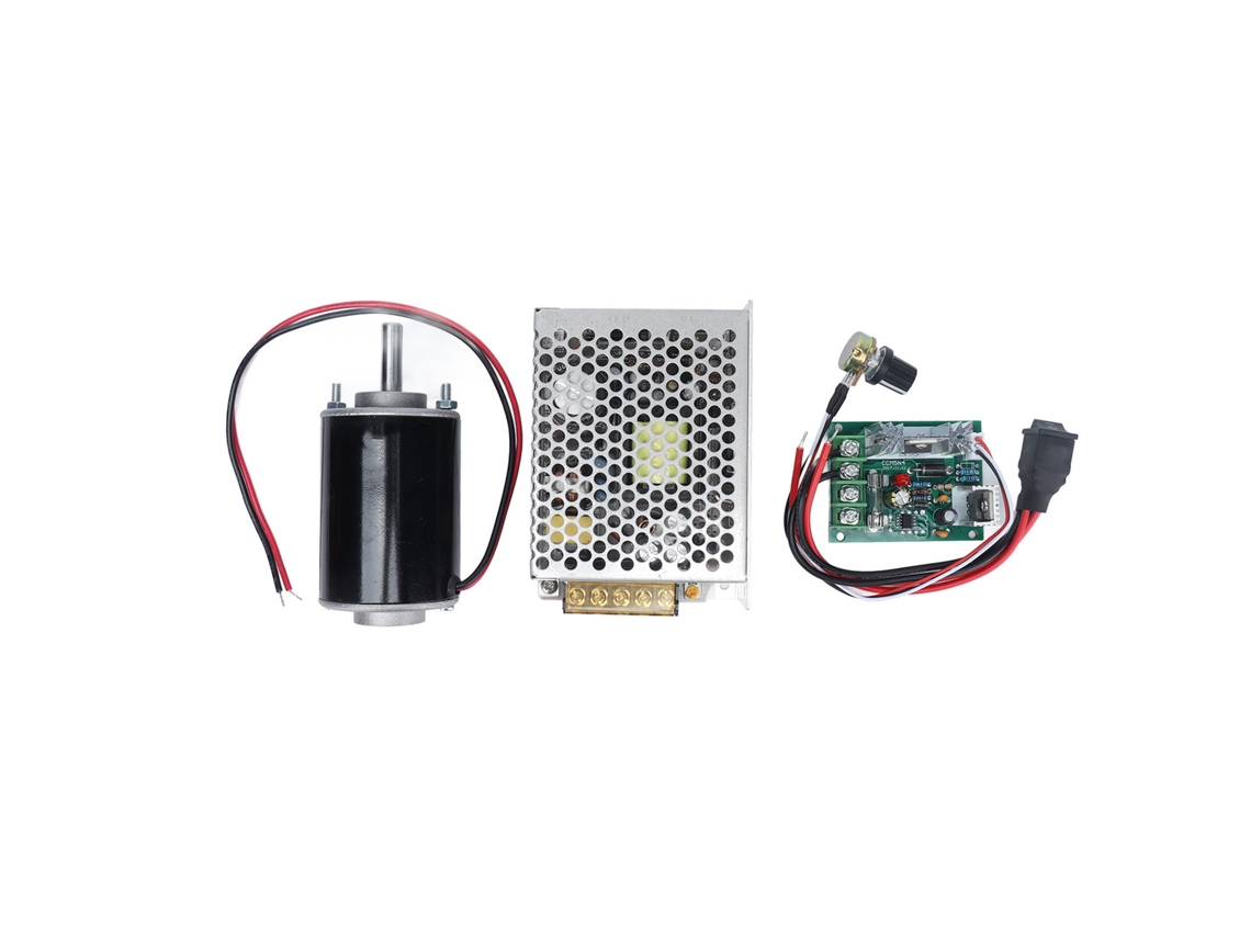 Yuru Motor de Ímã Permanente Dc 30w 3500rpm com Controle de Velocidade Cw/Ccw