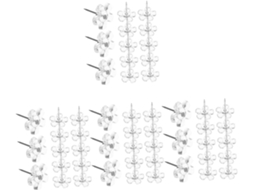 400 Alfinetes Transparentes Para Quadros De Cortiça E Paredes, Ideais