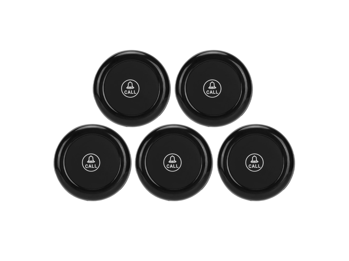 Aetheria 5 Botões de Chamada Sem Fio Sos 433mhz Pager para Cuidadores Clínica Restaurante