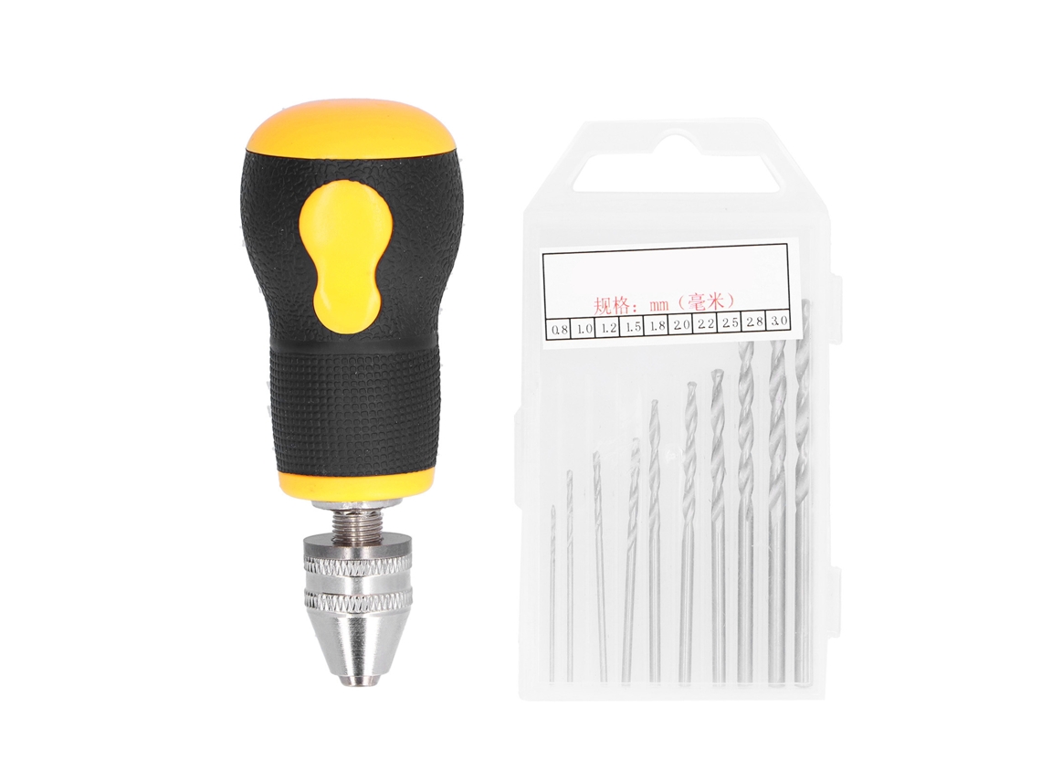 Parafusadeira Manual Portátil com Brocas de 0.5 a 3.2mm | S/MARCA