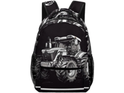 Mochila Infantil Com Estampa Trator, Escolar Tema Agrícola, De Viagem Para Crianças, Meninos, Meninas