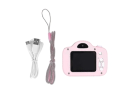 Mini Câmera Infantil Educativa com Câmeras Frontal e Traseira, Resolução 1080p, Ideal para Crianças. TAISHENGDA