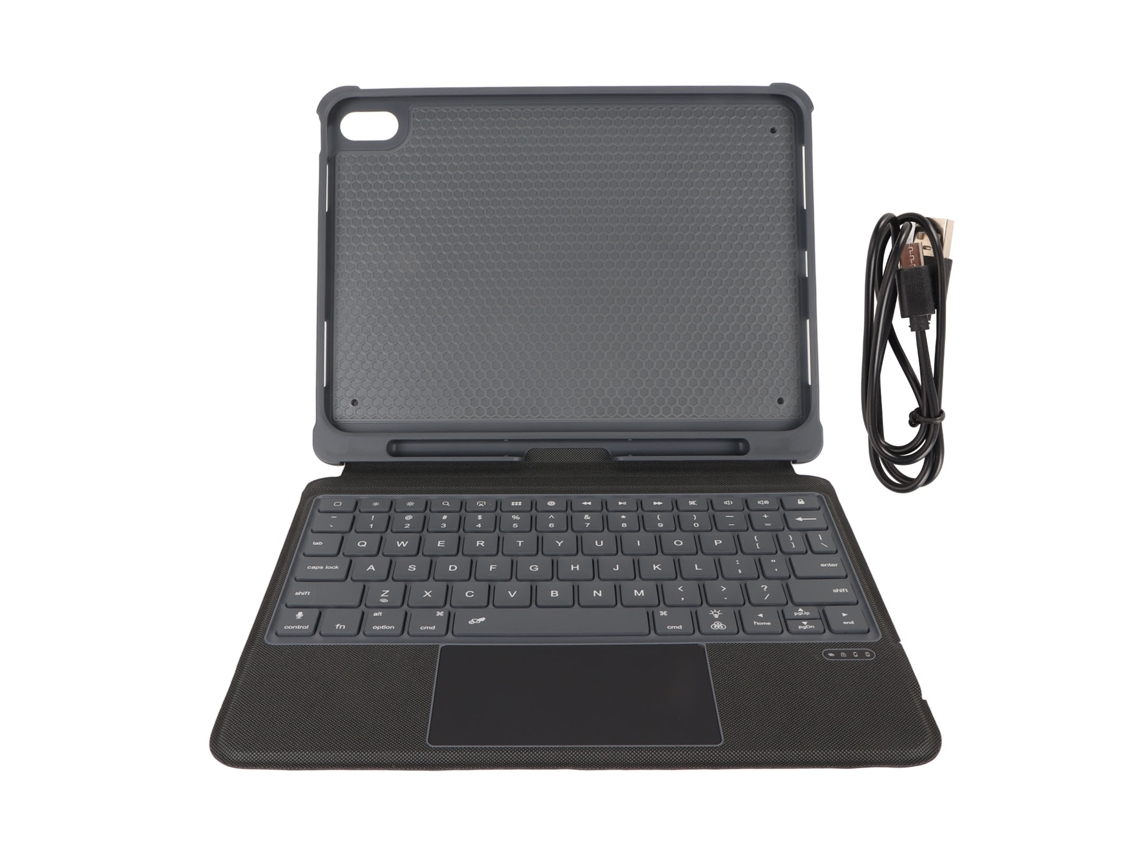 Capa Com Teclado Bluetooth (com Iluminação Rgb E Touchpad) Para Ipad 10ª Geração 2022 Tablet De 10,9 Polegadas