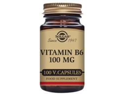 Vitamina B6 Piridoxina Solgar 100 Mg 100 Cápsulas