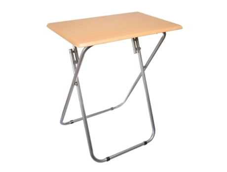 Mesa Dobrável De Madeira E Metal Medindo 71 X 70 X 50 Cm Acan