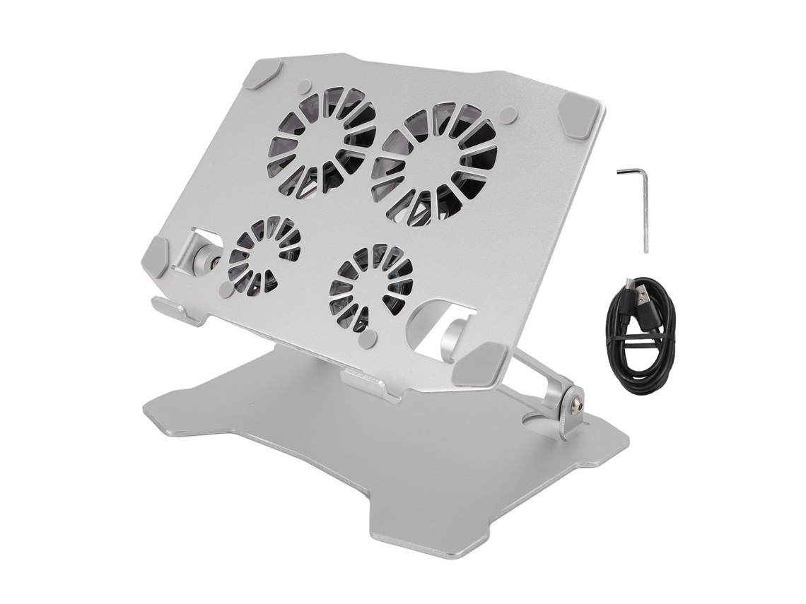 Base para Refrigeração Laptop 4 Ventiladores Ajustável 7 17.3''