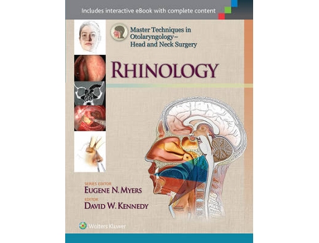 Livro master techniques in otolaryngology - head and neck surgery: rhinology de david kennedy (inglês)