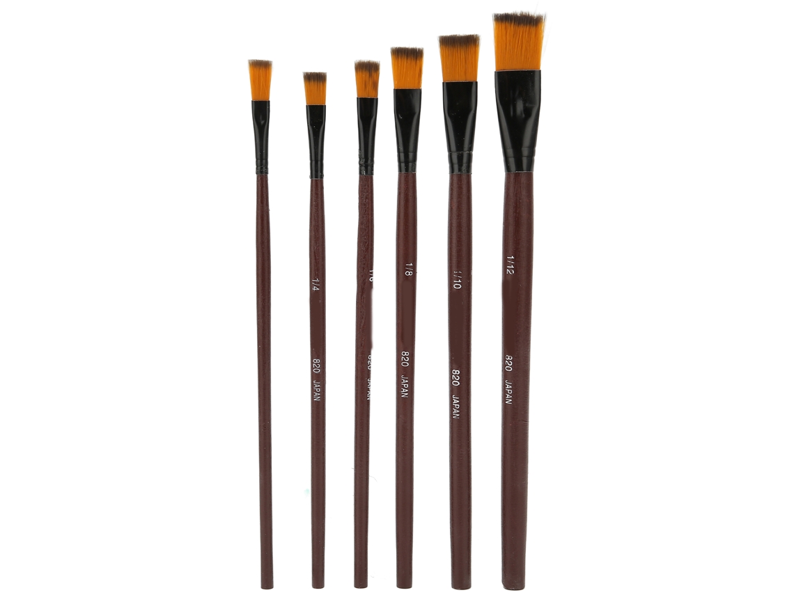 Pincéis De Tinta A Óleo Para Pintura À Água E Maquiagem