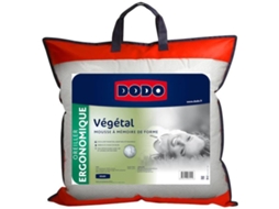 Almofada Vegetal DODO (Branco - Tecido e veludo - 60x60x5 cm)