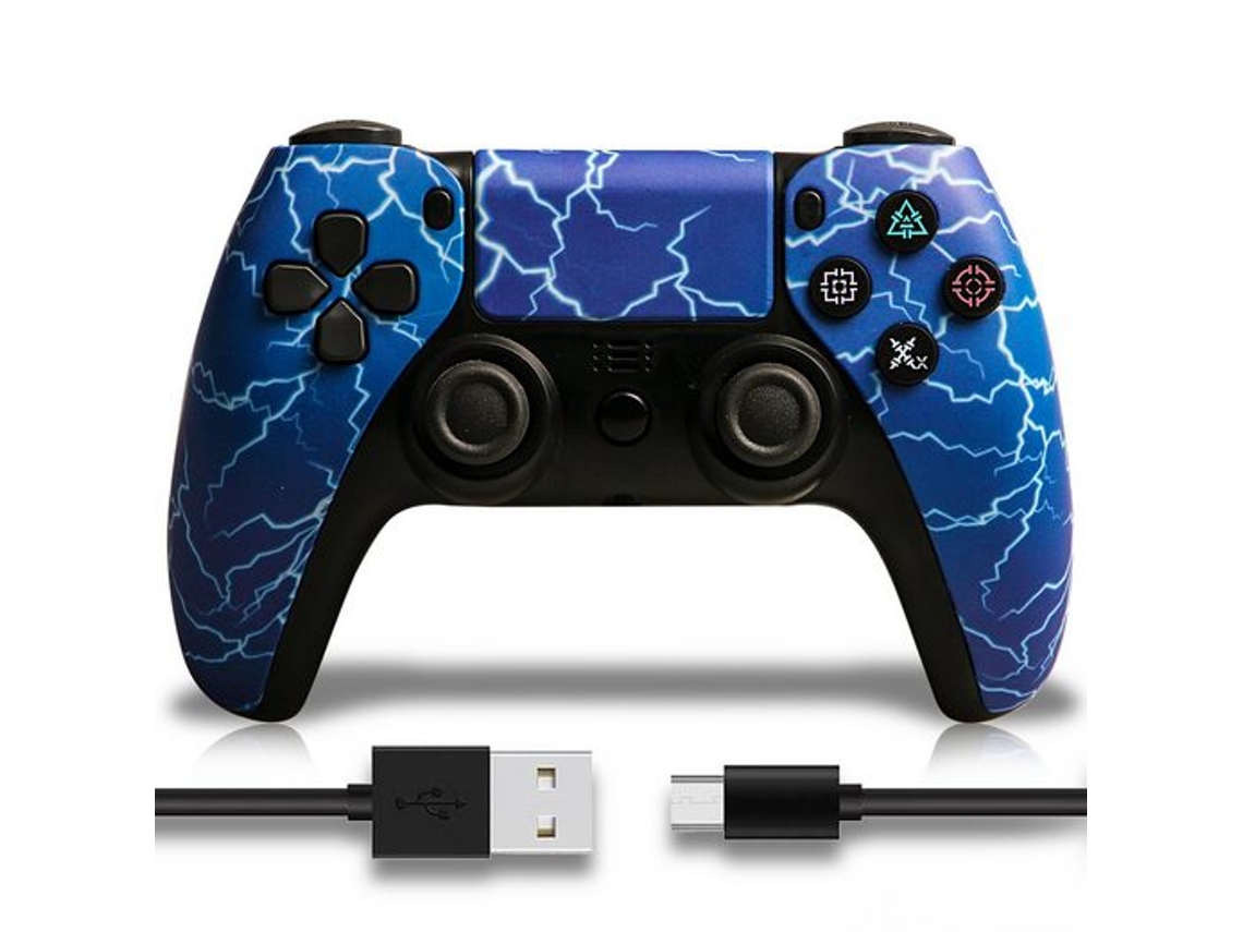 Comando PS4 KINSI Kinsi Dualshock (Wireless - Azul)