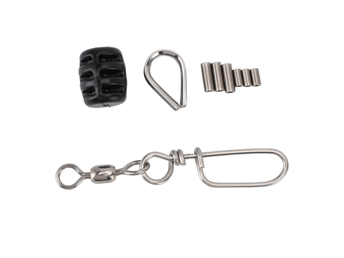 Conector de Linha de Pesca Inox Resistente À Oxidação