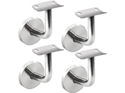 Suportes de Parapeito de Aço Inoxidável, 60x60mm, para Escadas | S/MARCA