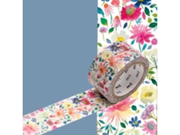 Fita Adesiva, Bluebellegray Fleurs Zinnia 2,4cm X 7m