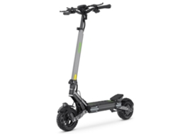 Scooter elétrica Vipcoo VC VS6 com motor de 1000 W, bateria de 48 V e 18,2 Ah, pneus de 10 polegadas, freio a disco mecânico dobrável, cinza seguro