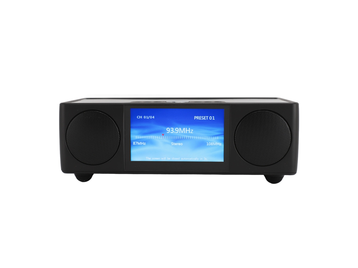 Caixa de Som Bluetooth S99 com rádio e alarme EOOCOO