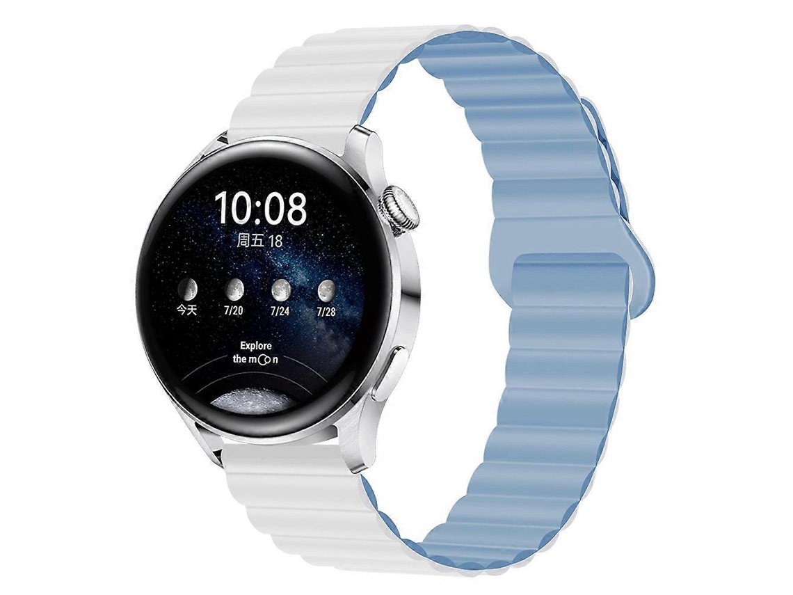 Pulseira De Relógio Magnética De Silicone Bicolor