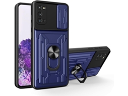 Lente para Telefone Proteção Deslizante Anel para Samsung Galaxy S20 HONGWE. Textura Macia Rígida com Anel de Suporte