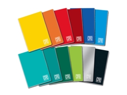 Caderno e bloco Blasetti 7123 A5 21 folhas Multicolor