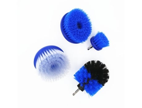 Escovas de Esfregar para Broca 4-Pack Blue