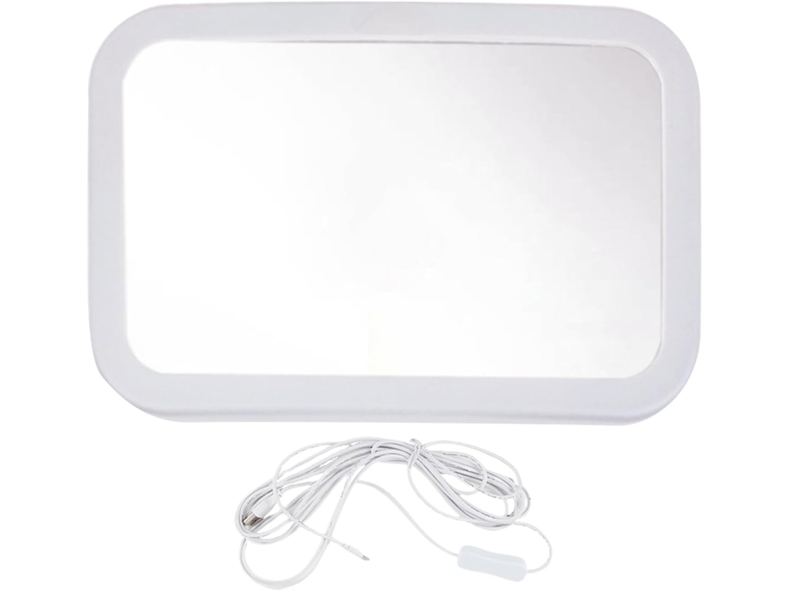 Espelho Retrovisor Para Bebê No Carro, 9,84 X 7,09, Monitor Para Criança Voltado Para Trás, Led