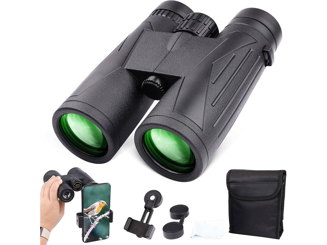 Telescópio Monocular ENZONS 18X62 Escopo Hd de Alta Potência Prisma Fmc de Visão Noturna com -Preto