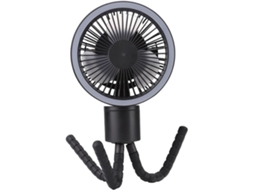 Ventilador De Teto Com Luz, Portátil Para Barraca