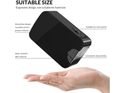 Apontador de lápis elétrico automático alimentado por bateria USB Slowmoose