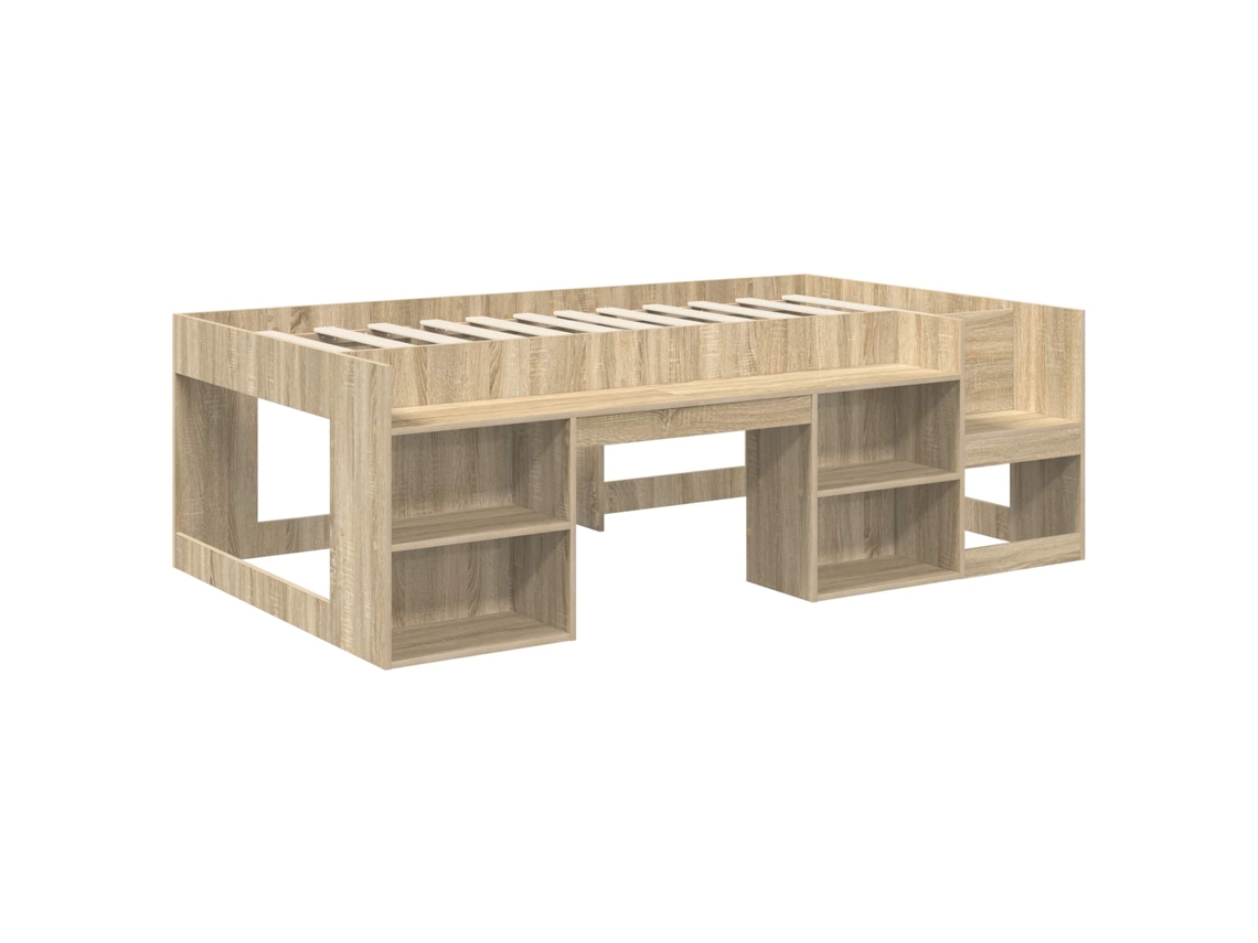 Estrutura de Cama Infantil com Armazenamento Carvalho Sonoma MAISON EXCLUSIVE