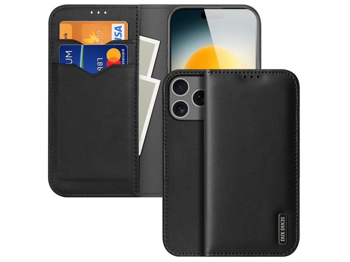 Capa Com Bloqueio Rfid Dux Ducis Para Iphone 17 Pro - Preta