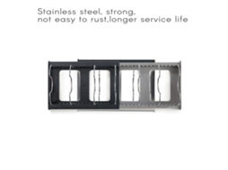 Rack Organizador LAXISCREED para Panelas e Tampas Aço Inox