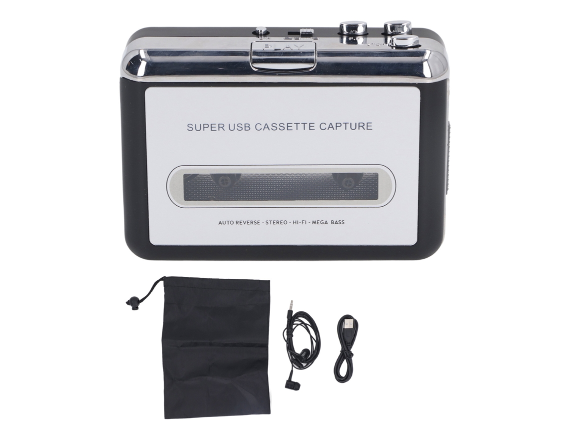 Player de Cassetes LAXISCREED Converte para Mp3