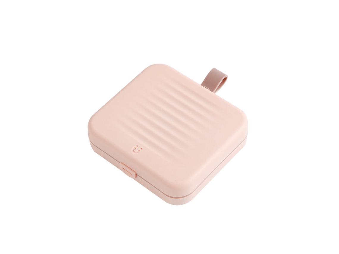 Caixa de Costura S/MARCA magnética, portátil, de duas camadas, kit para casa, dormitório, viagem, rosa