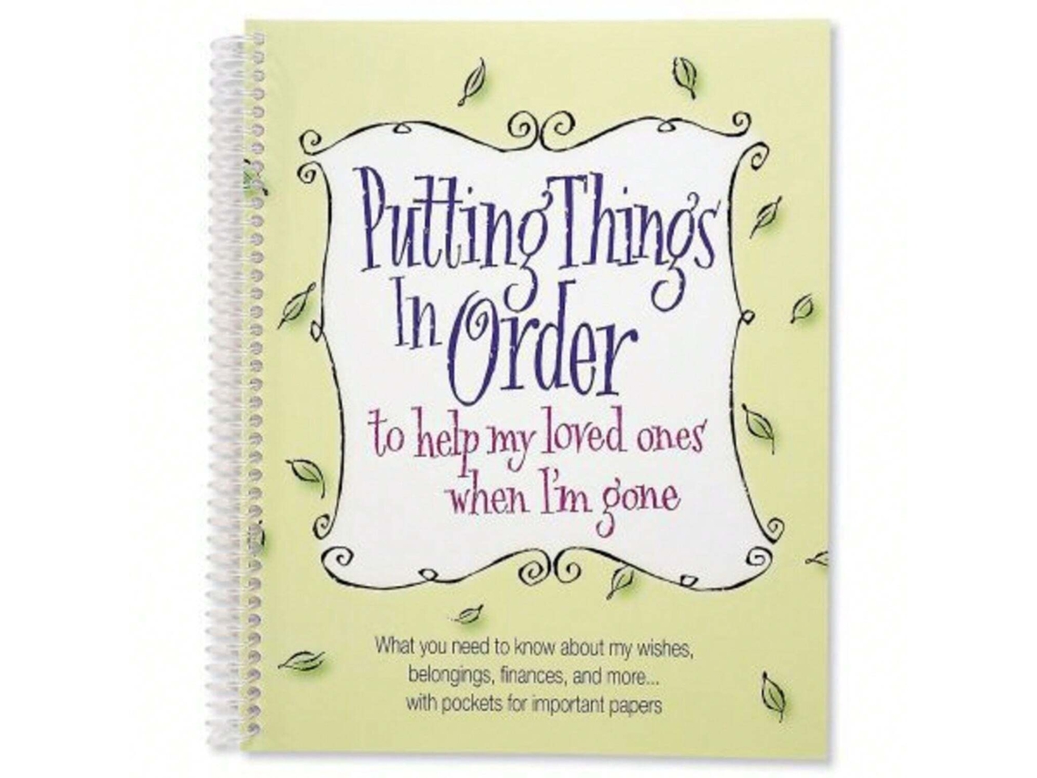 Planejador De Vida Quando Eu Partir, Caderno De Planejamento E Registro, Inglês