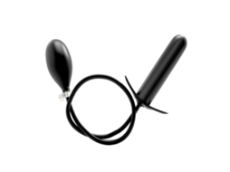 Tapón Anal Inflável Ajustável De Silicone Expansível Preto Tipo 3