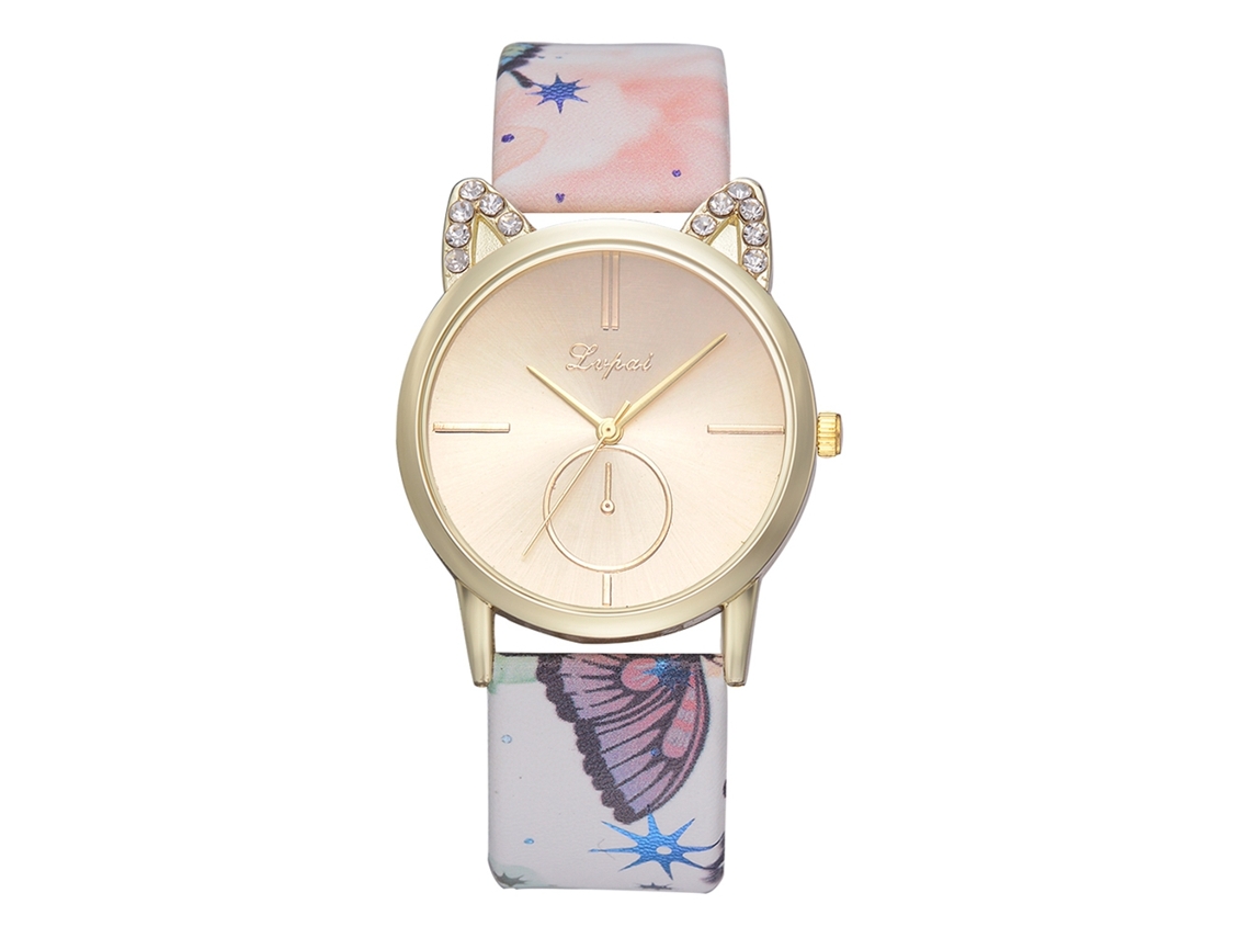 Relógio de Pulso Feminino Lvpai de Quartzo com Pulseira de Pu e Estilo Simples (1)