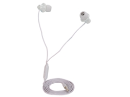 Fones de ouvido intra auriculares EOOCOO com controle em linha, graves fortes, plugue 3,5mm
