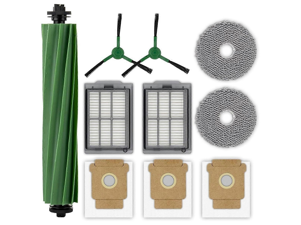 Peças De Reposição Para Aspirador Robô Plus 505 Combo/plus 405 Combo: Escova Lateral Principal, Filtros Hepa, Sacos De Esfregão.