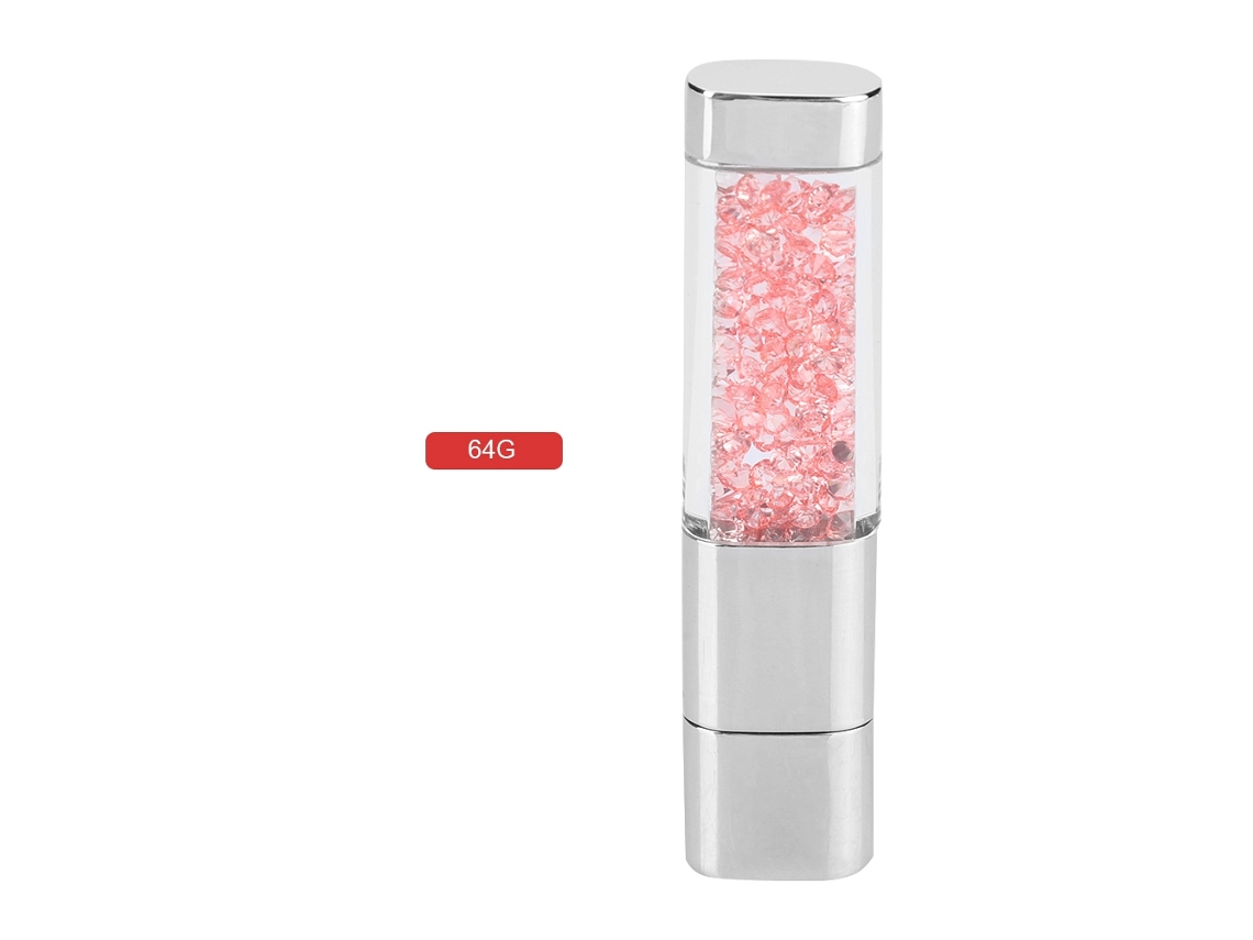 Pen Drive Usb 2.0 Cristal Com Luz Respirante De 64g, Pen Drive Único