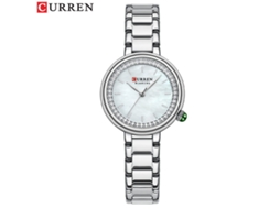Relógio Feminino De Moda Com Pulseira De Aço Cravejada De Diamantes