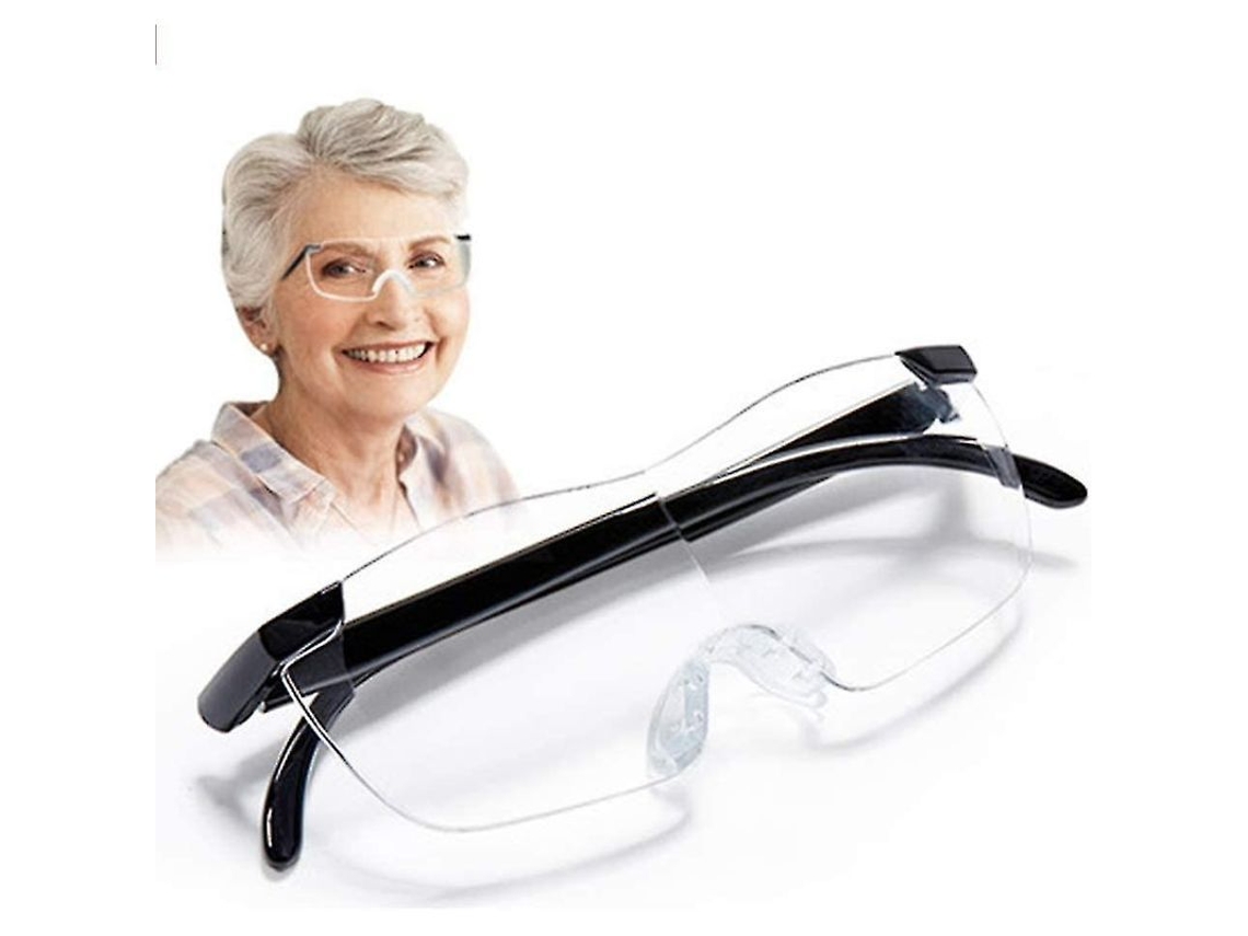 Lentes de Aumento como Auxiliares de Leitura e Visuais com 160% de Aumento e Anti Luz Azul