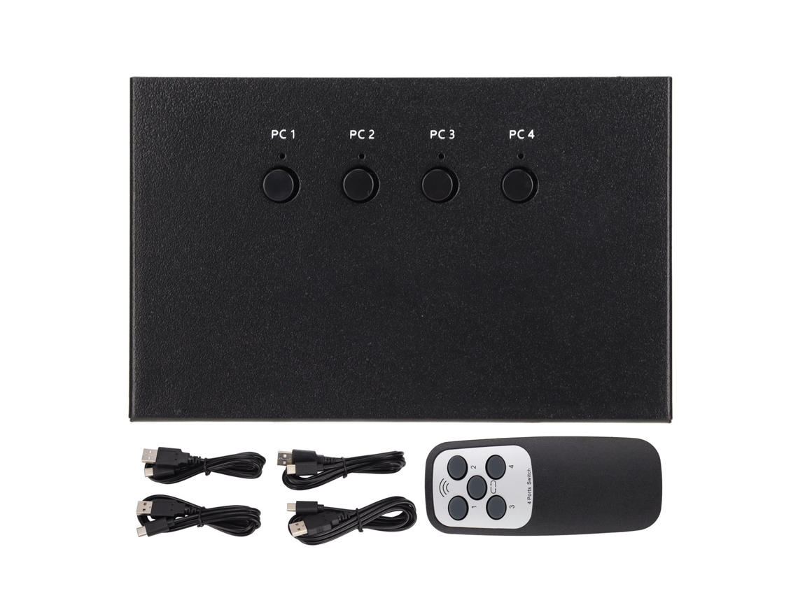 Comutador Kvm Hdmi 4k LAXISCREED 4x1