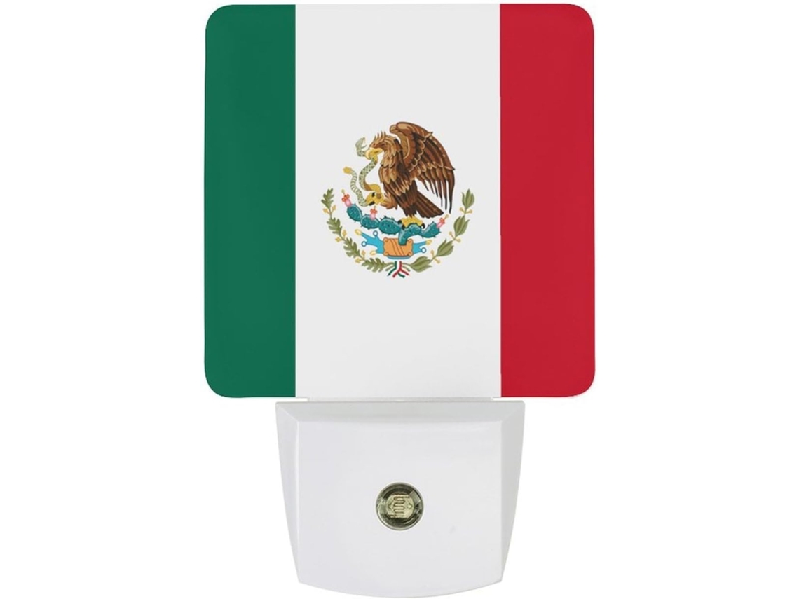Bandeira Do México Luz noturna LED com sensor crepuscular