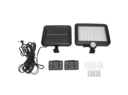 2026 lâmpada Solar Led com 56 Lâmpadas e Sensor de Movimento para Jardim, Gramado, Exterior, Parede e Lar, Foco Abs